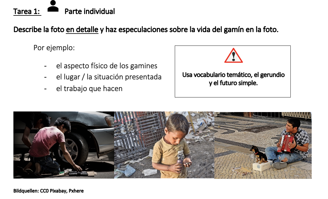 Mündliche Kommunikationsprüfung | Spanisch Q1 GK (n) | Pobreza infantil